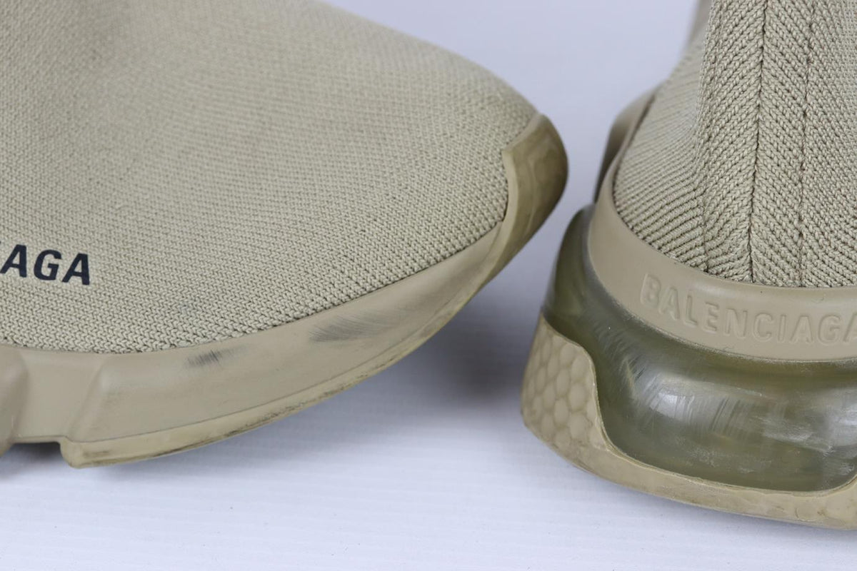 BALENCIAGA SPEED LOGO DETAILED KNIT SNEAKERS EU 38 UK 5 US 8