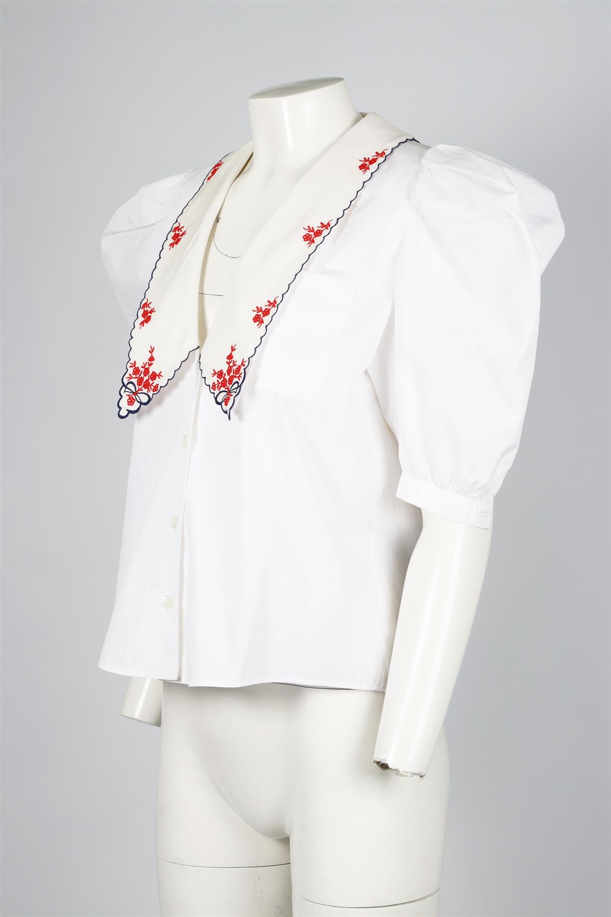 MIU MIU WHITE COTTON SHIRT IT 38 UK 6