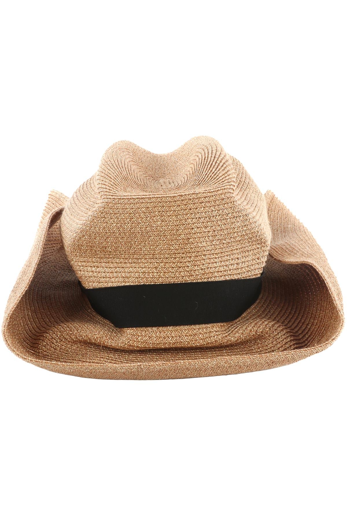 MATURE HA. TAN PAPER SUN HAT 59CM