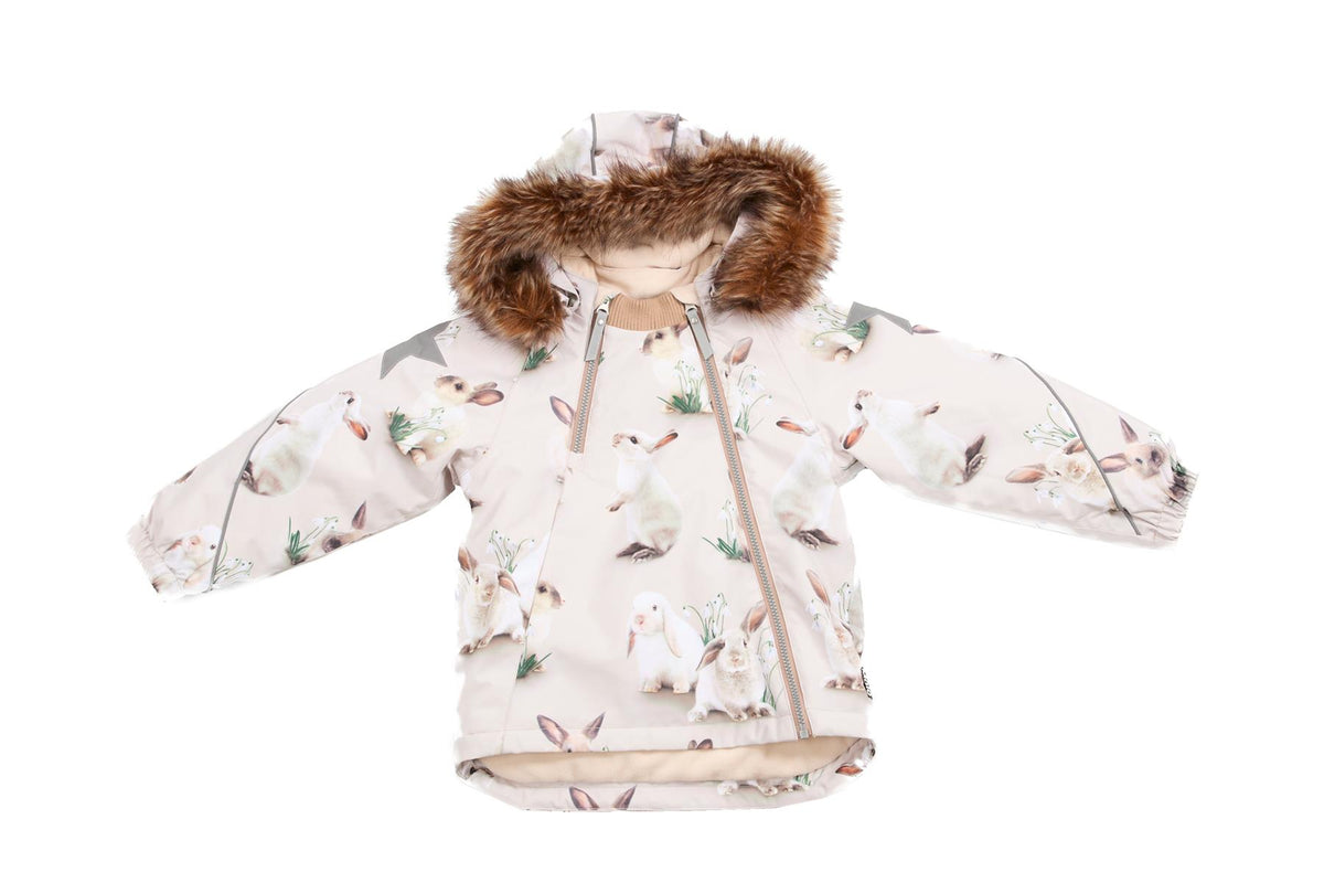 MOLO BEIGE KIDS GIRLS SKI JACKET 5 YEARS