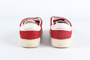 GOLDEN GOOSE DELUXE BRAND RED KIDS GIRLS SNEAKERS EU 27 UK 9 US 10