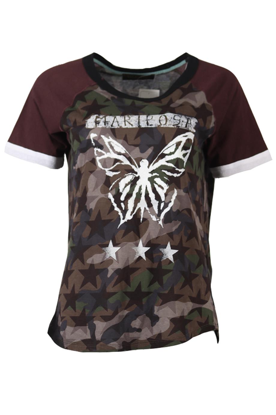 VALENTINO CAMO PRINT T-SHIRT MEDIUM
