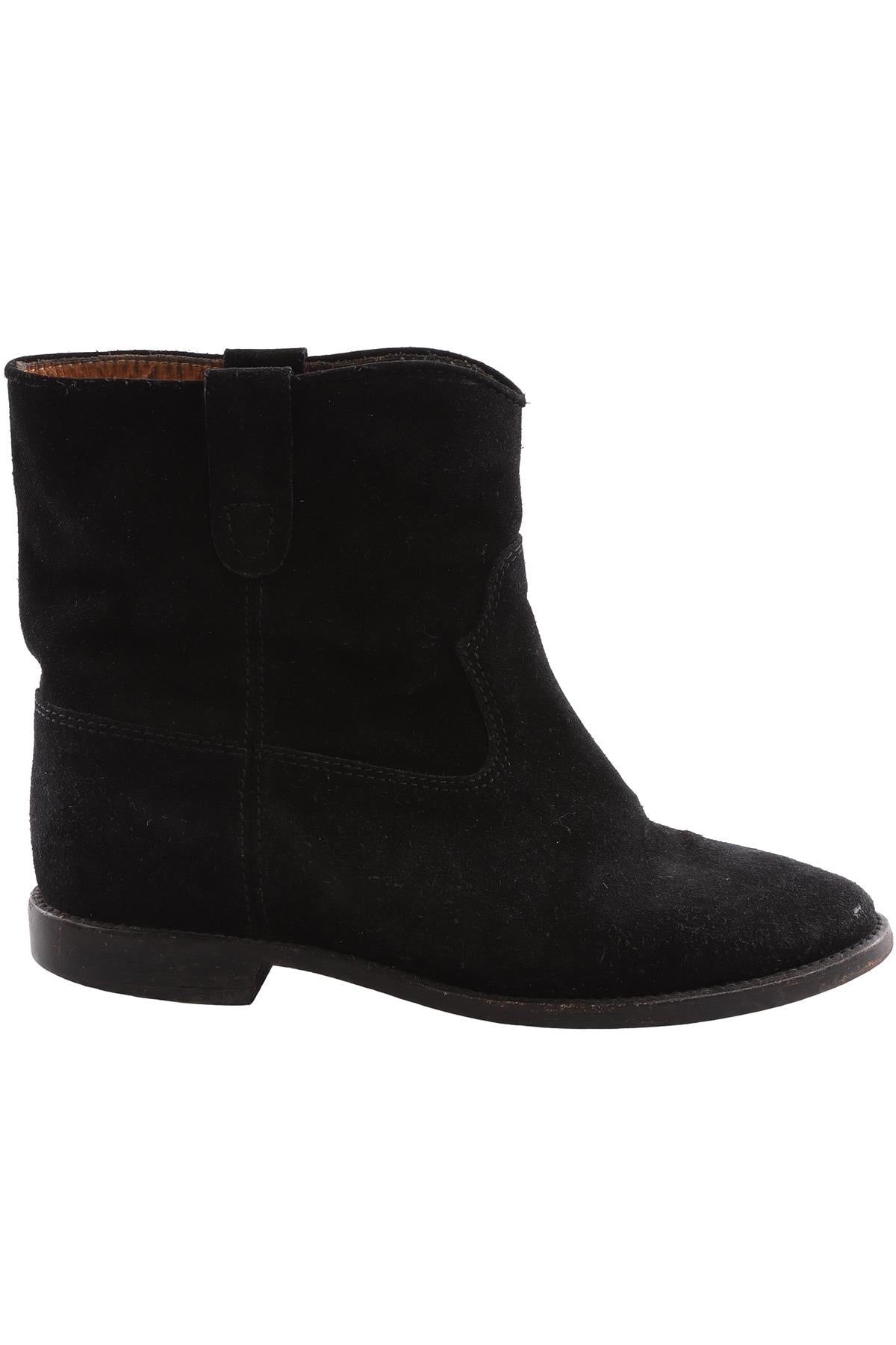 ISABEL MARANT ÉTOILE BLACK SUEDE ANKLE BOOTS EU 39