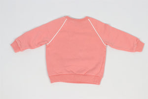 GUCCI PINK BABY GIRLS COTTON SWEATSHIRT 9-12 MONTHS