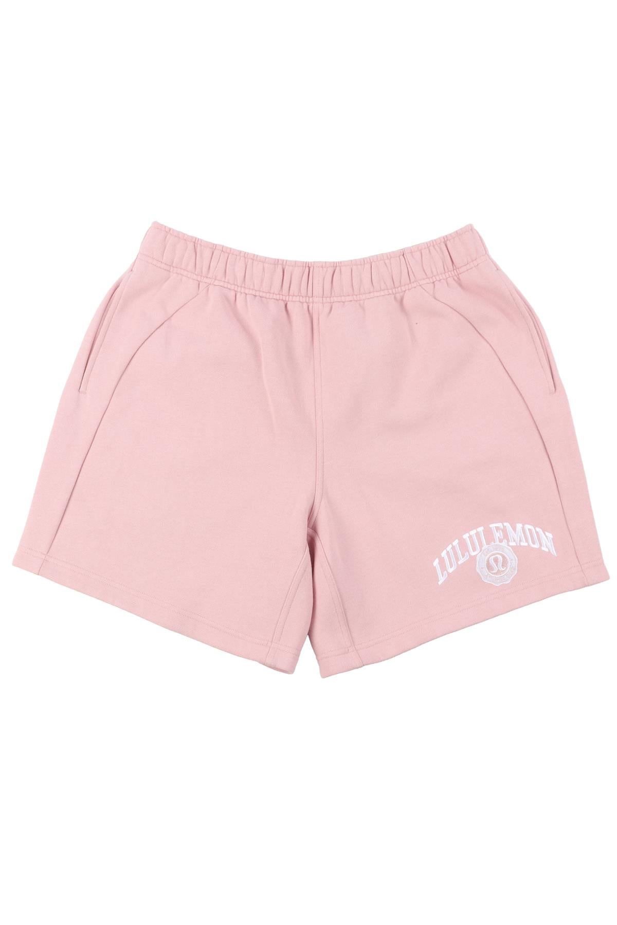LULULEMON PINK COTTON SHORTS MEDIUM