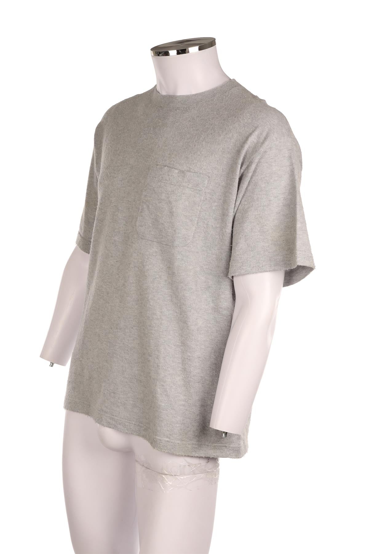 THE ROW GREY MEN'S COTTON T-SHIRT XSMALL