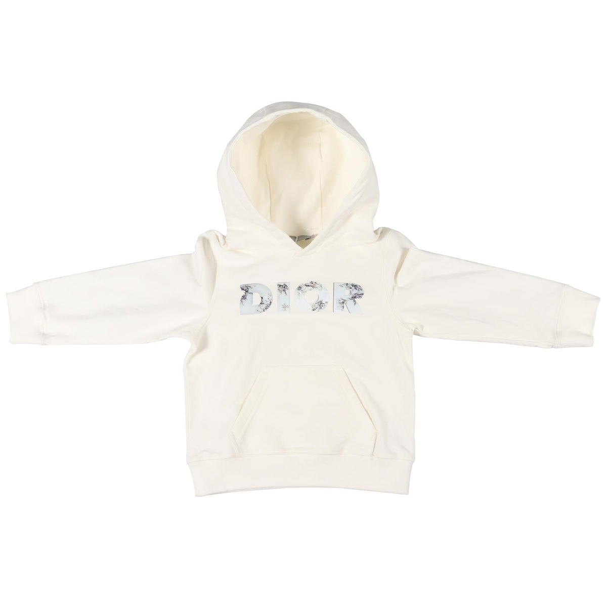 CHRISTIAN DIOR IVORY KIDS BOYS COTTON HOODIE 5 YEARS