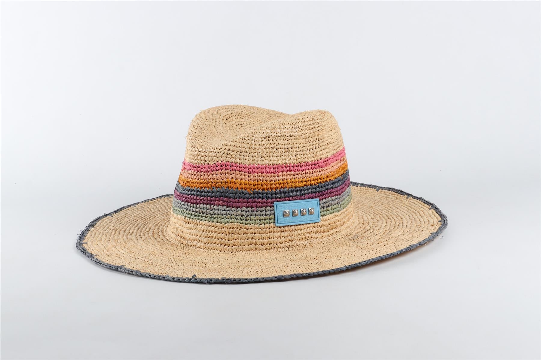 ETRO MULTI RAFFIA HAT