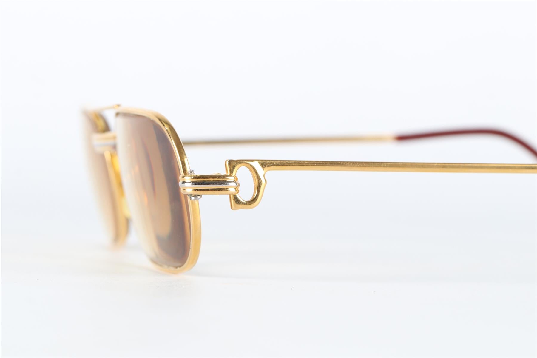 CARTIER GOLD MUST LOUIS GOLD PLATED GLASSES