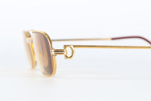 CARTIER GOLD MUST LOUIS GOLD PLATED GLASSES