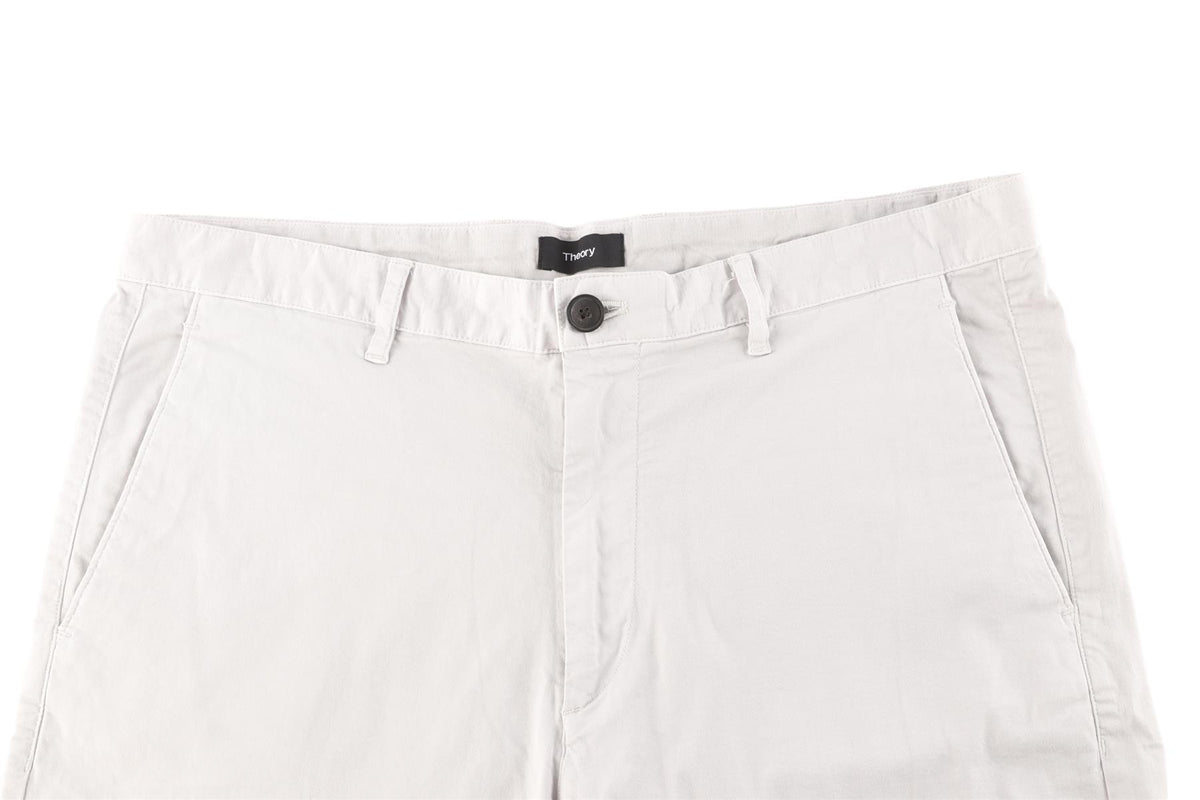 THEORY GREY MEN'S COTTON SHORTS W34