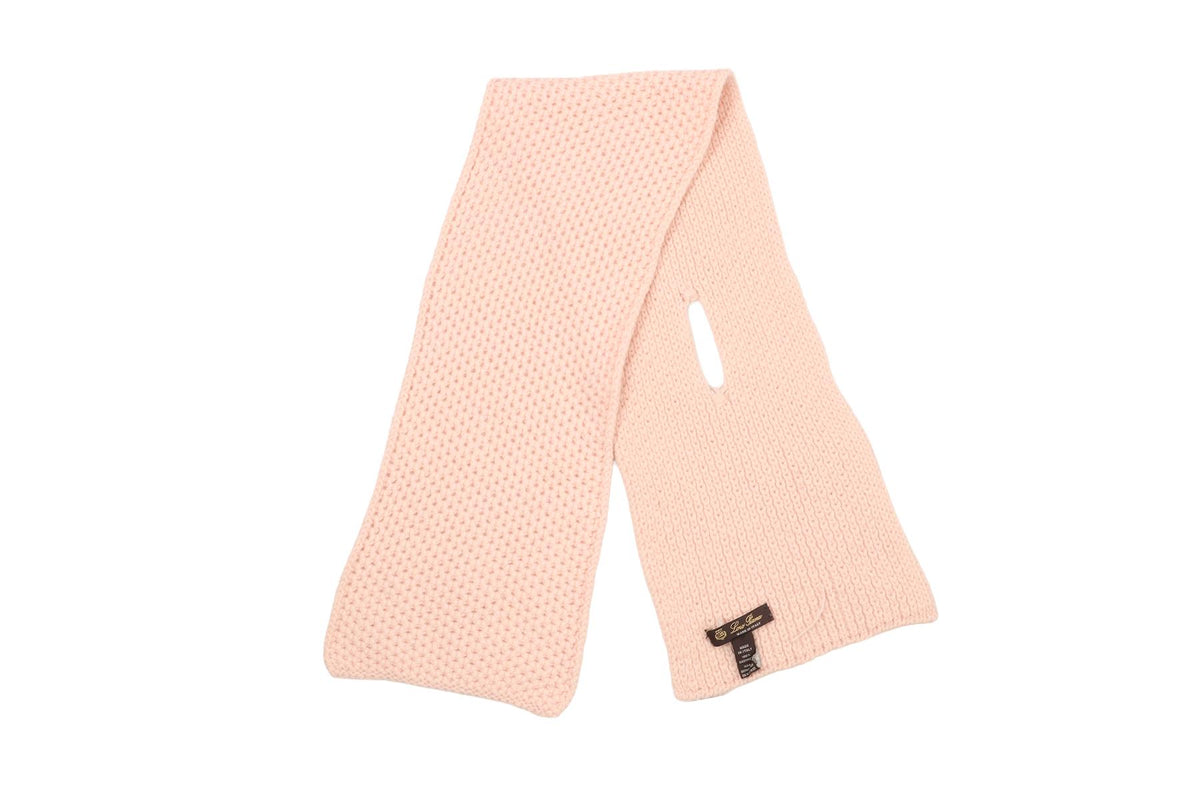 LORO PIANA PINK KIDS GIRLS BEANIE AND SCARF MEDIUM