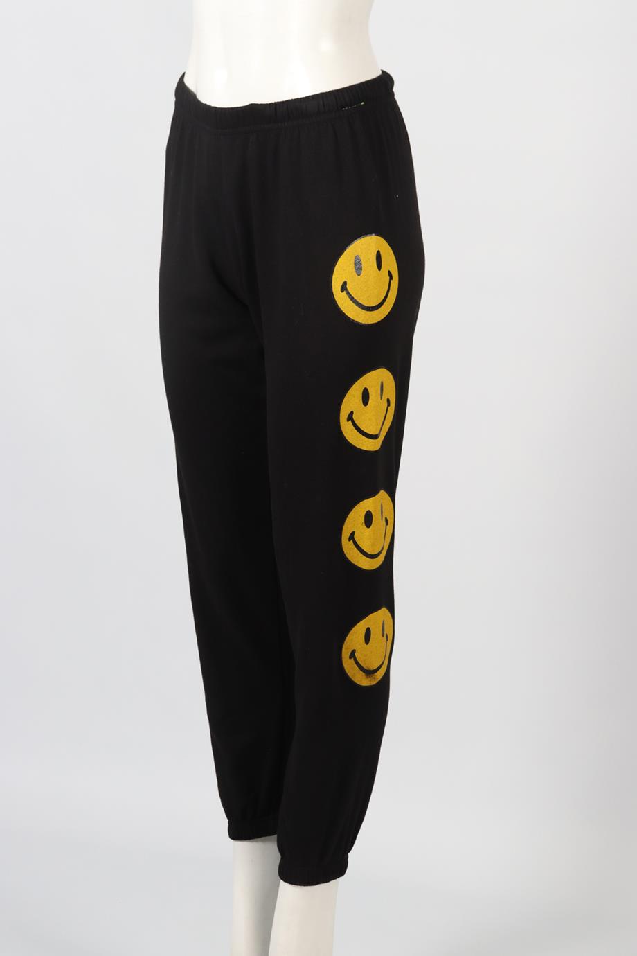 AVIATOR NATION COTTON BLEND TRACK PANTS SMALL