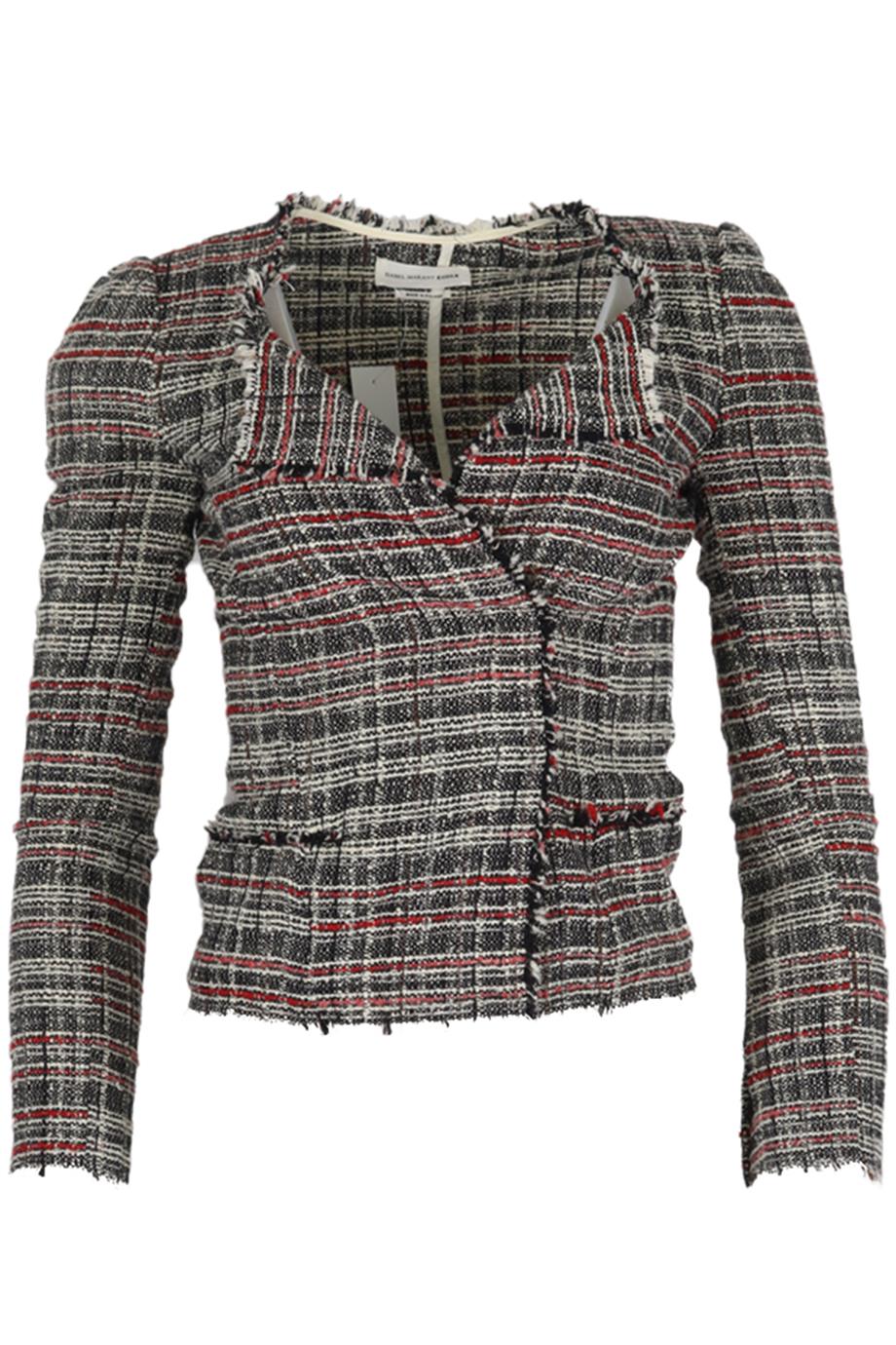 ISABEL MARANT ÉTOILE COTTON TWEED JACKET FR 34 UK 6