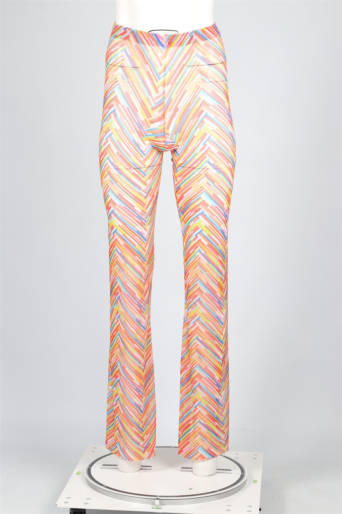 MISSONI MULTI MESH FLARED PANTS IT 38 UK 6