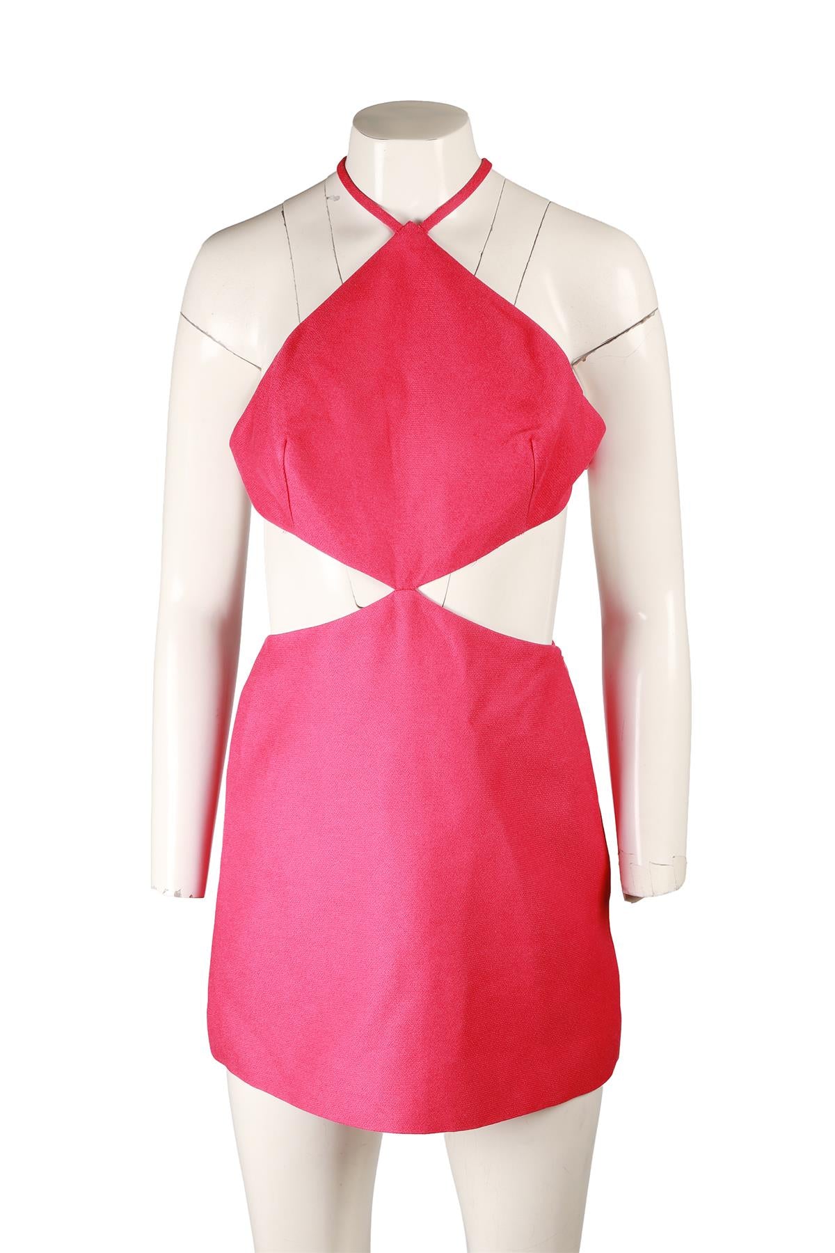 VALENTINO PINK CREPE MINI DRESS IT 40 UK 8