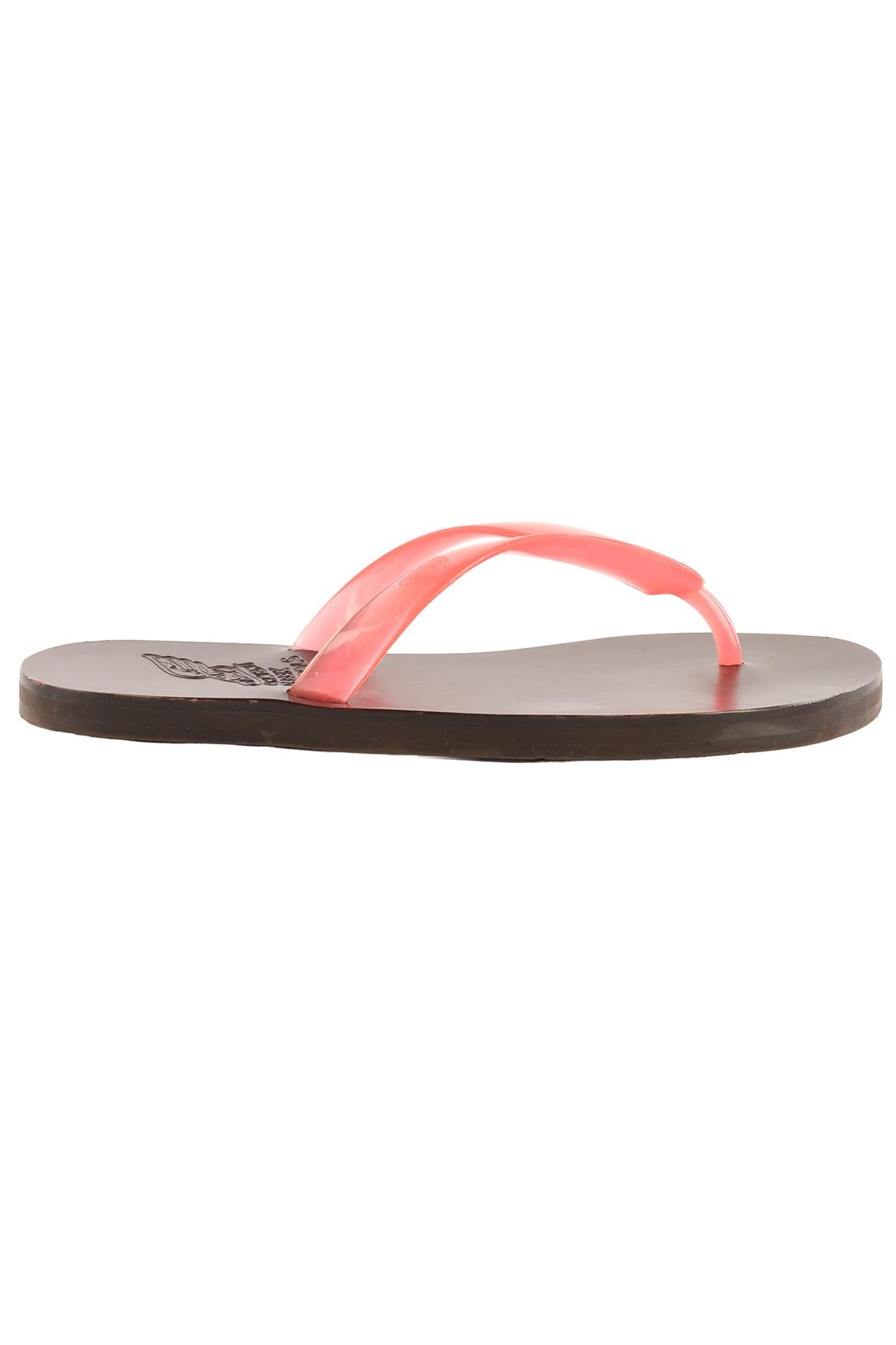 ANCIENT GREEK SANDALS RED RUBBER FLIP FLOPS EU 39 UK 6 US 9