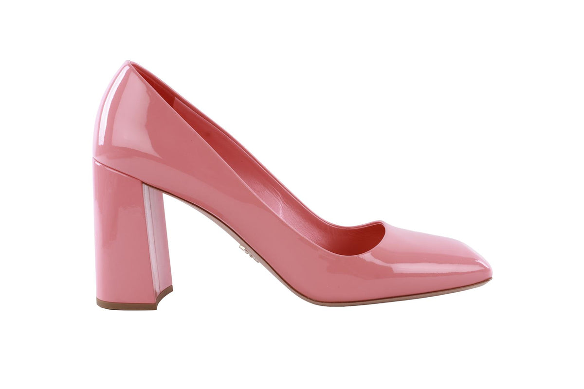 PRADA PINK PATENT LEATHER PUMPS EU 40.5 UK 7.5 US 10.5