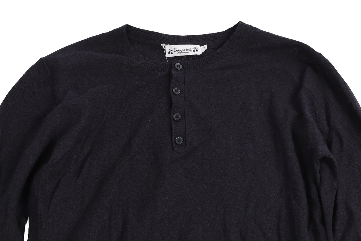 BONPOINT NAVY TEEN BOYS SWEATER 14 YEARS