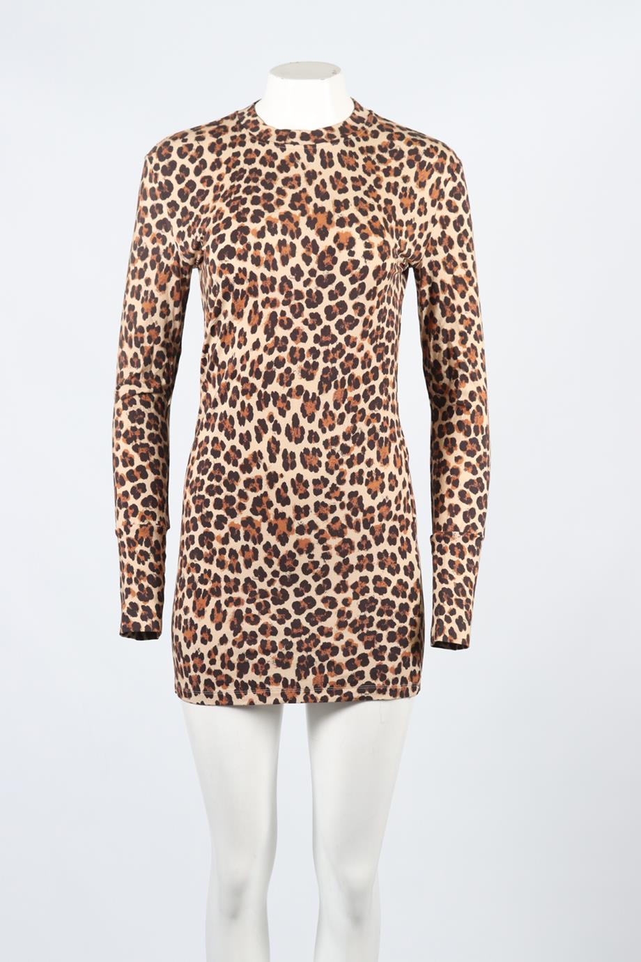 CAROLINE CONSTAS JERSEY MINI DRESS LARGE