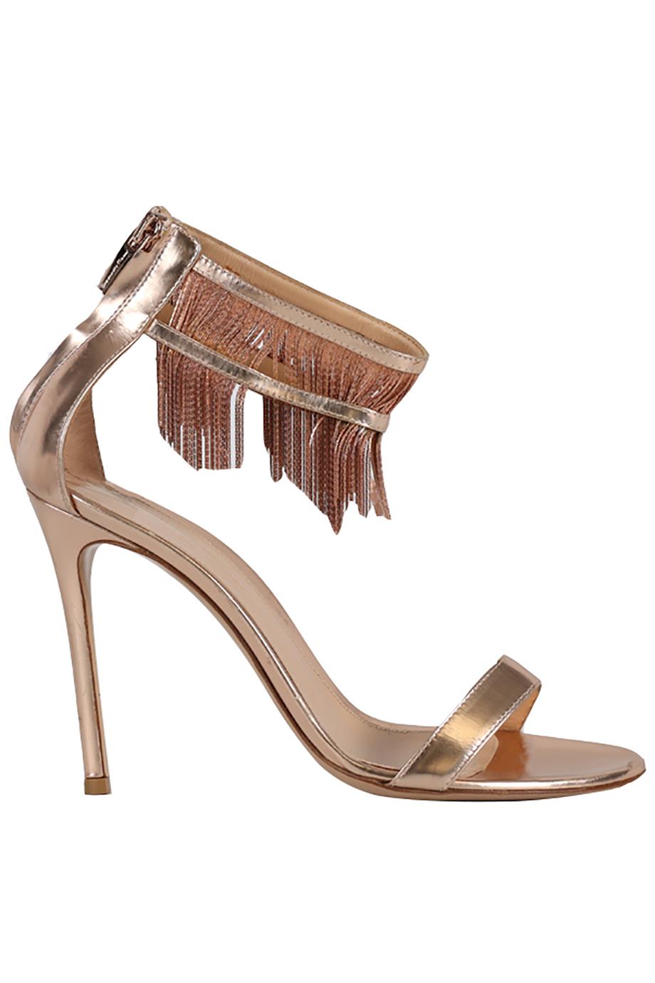 GIANVITO ROSSI LEATHER SANDALS EU 38 UK 5 US 8