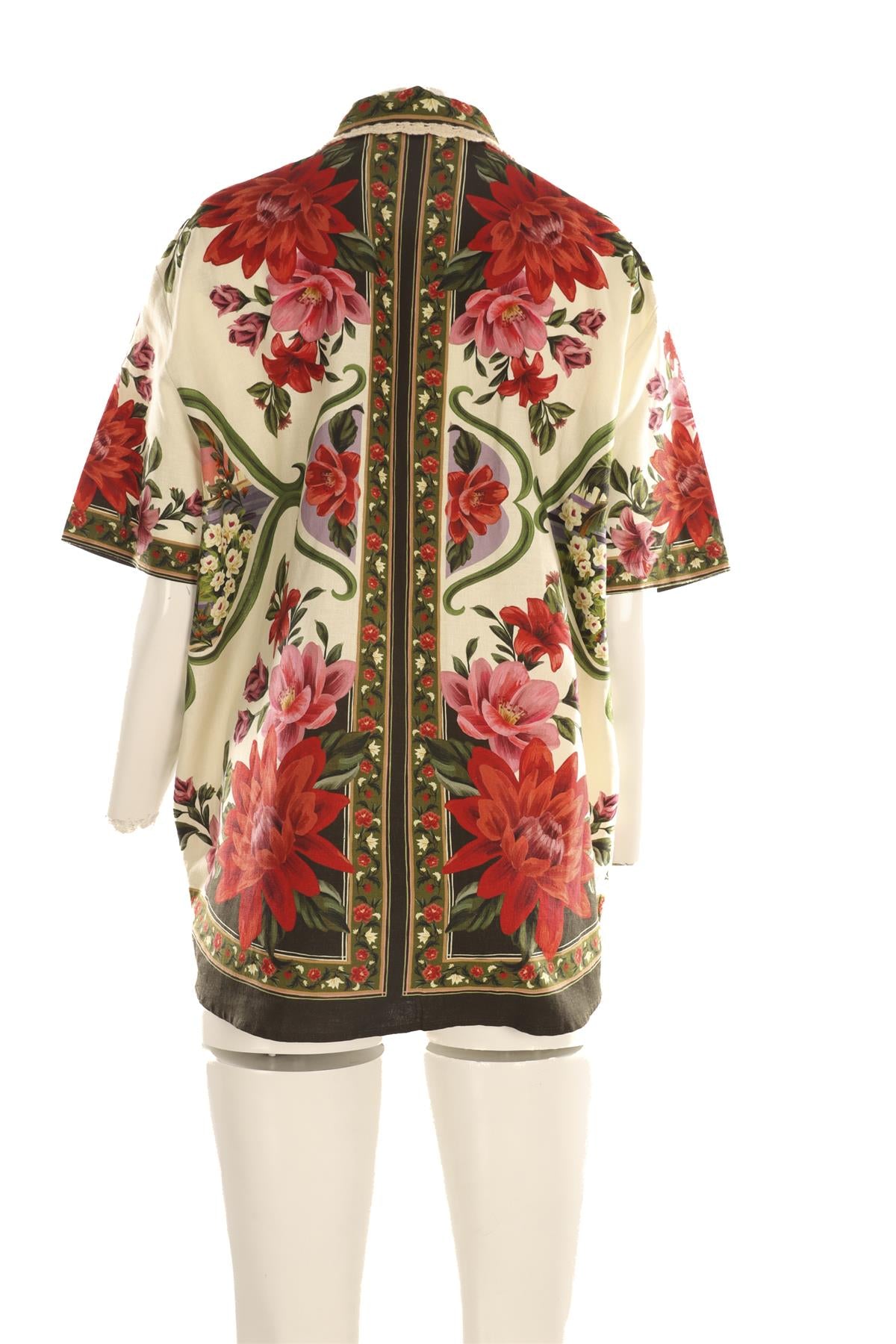 FARM RIO MULTI LINEN SHIRT LARGE