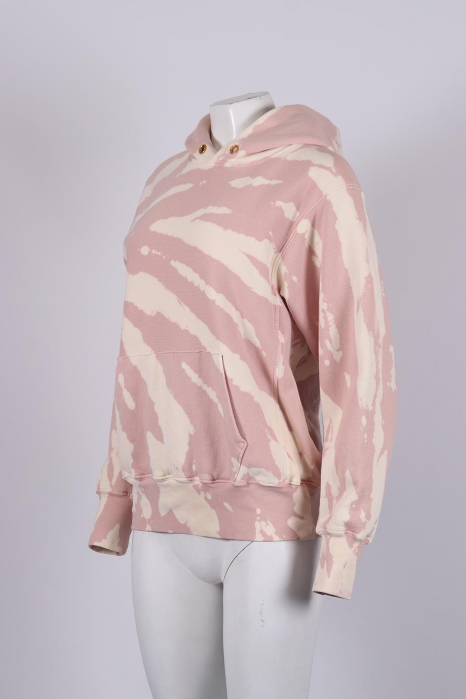 LES TIEN TIE DYED COTTON HOODIE XXSMALL