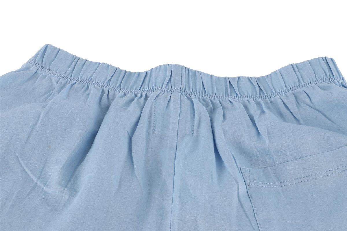 LESET BLUE COTTON SHORTS XSMALL