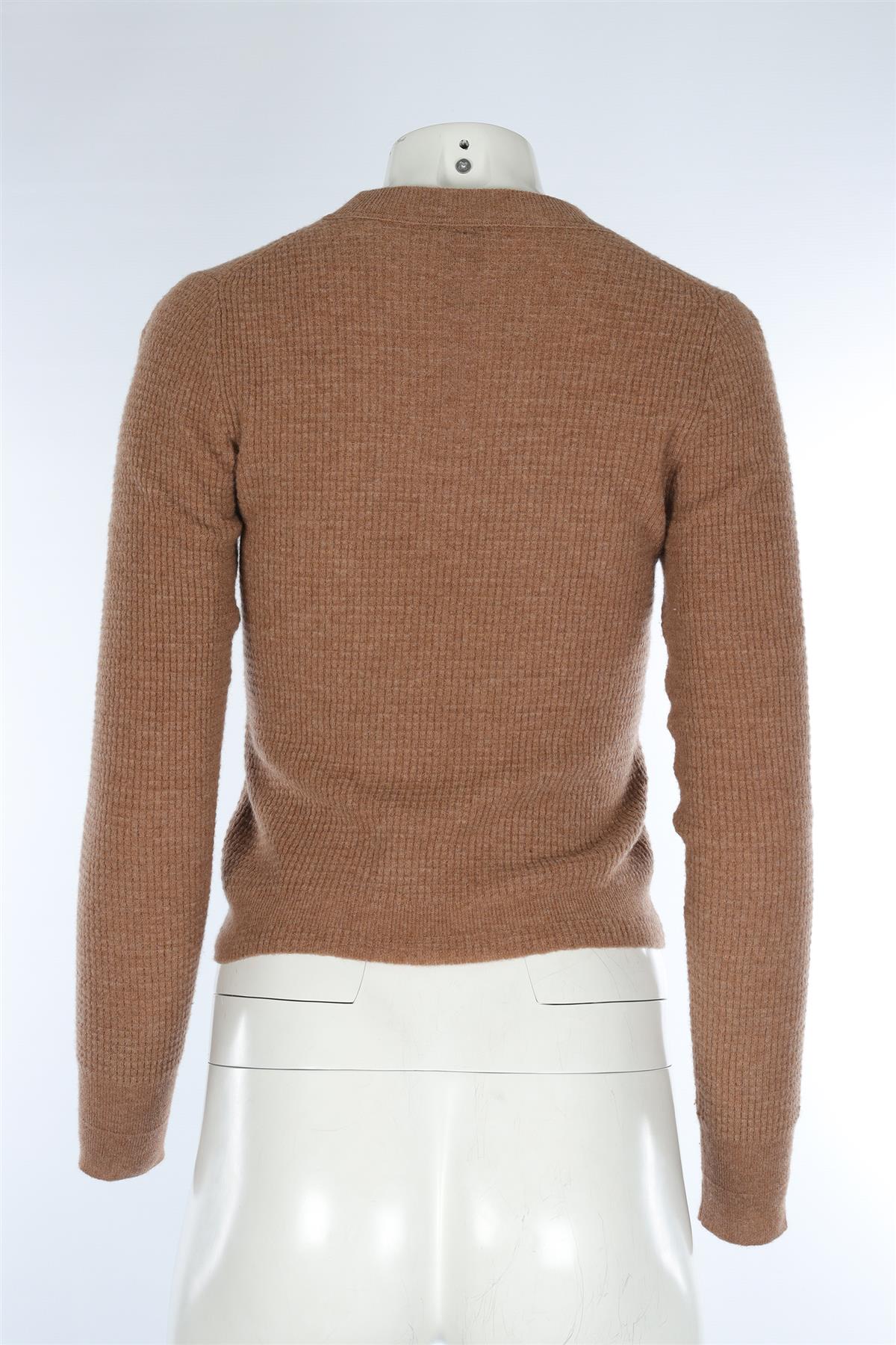 REDONE BROWN WOOL SWEATER SMALL