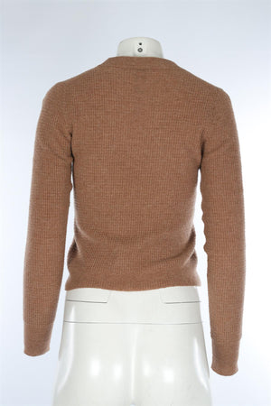 REDONE BROWN WOOL SWEATER SMALL