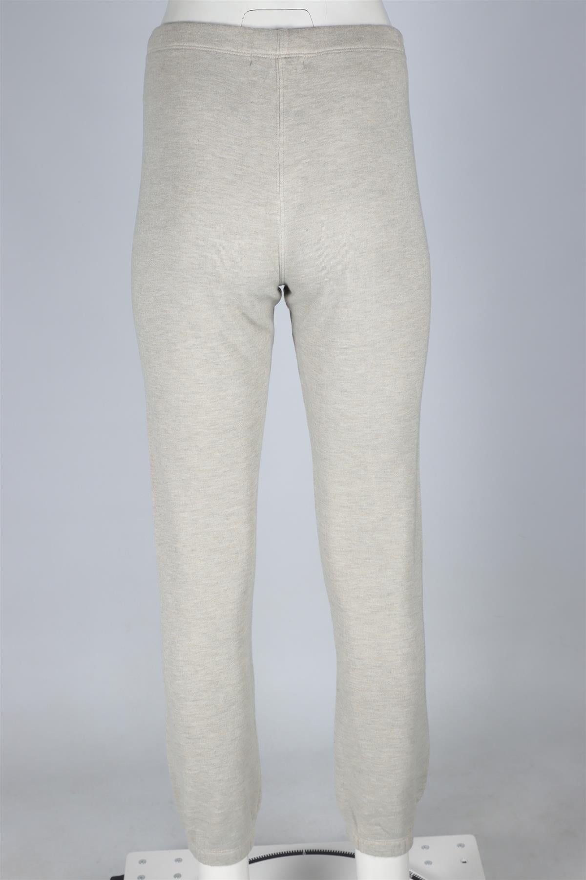 ETERNE BEIGE COTTON TRACK PANTS XSMALL