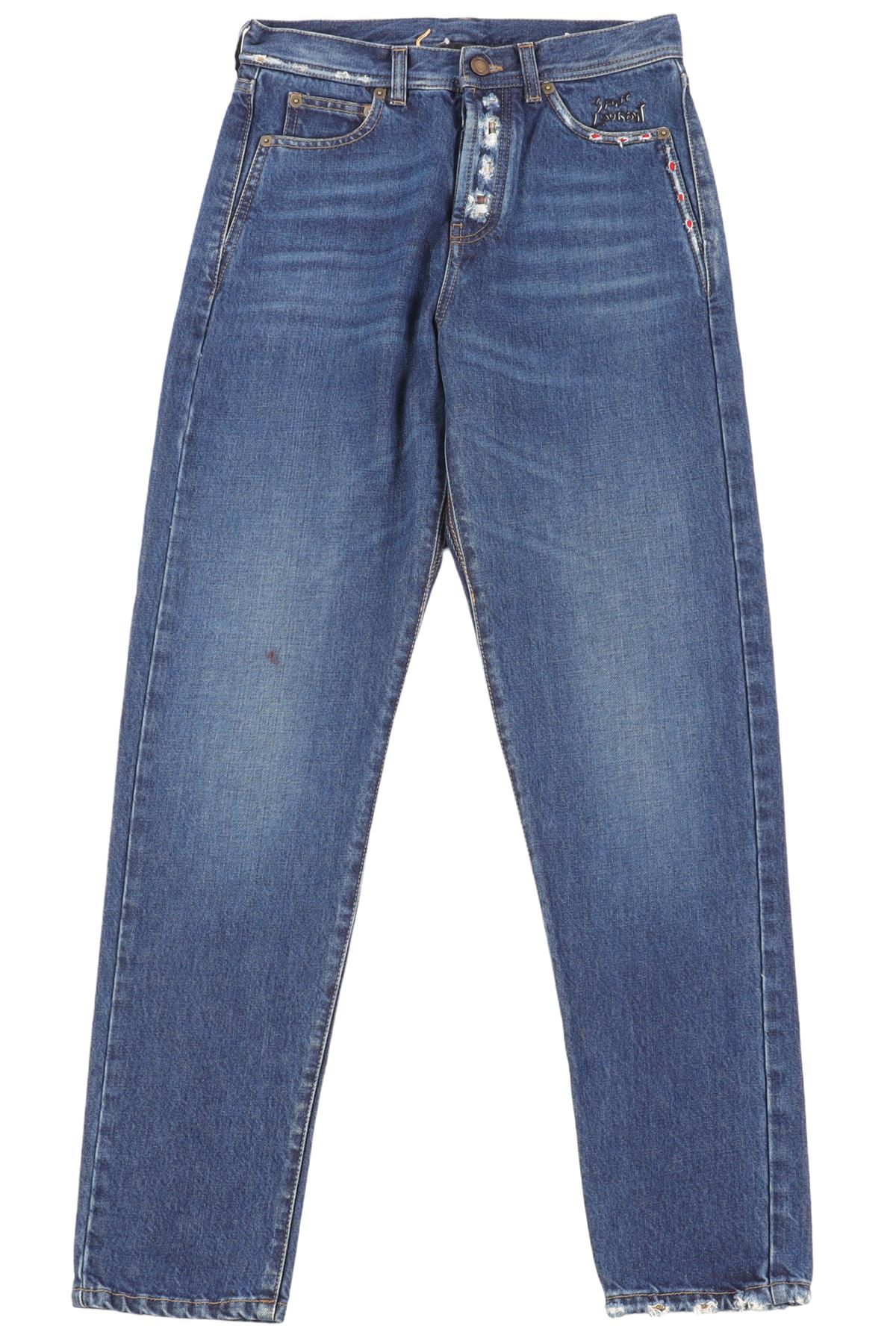 SAINT LAURENT BLUE DENIM STRAIGHT LEG JEANS W27 UK 8/10