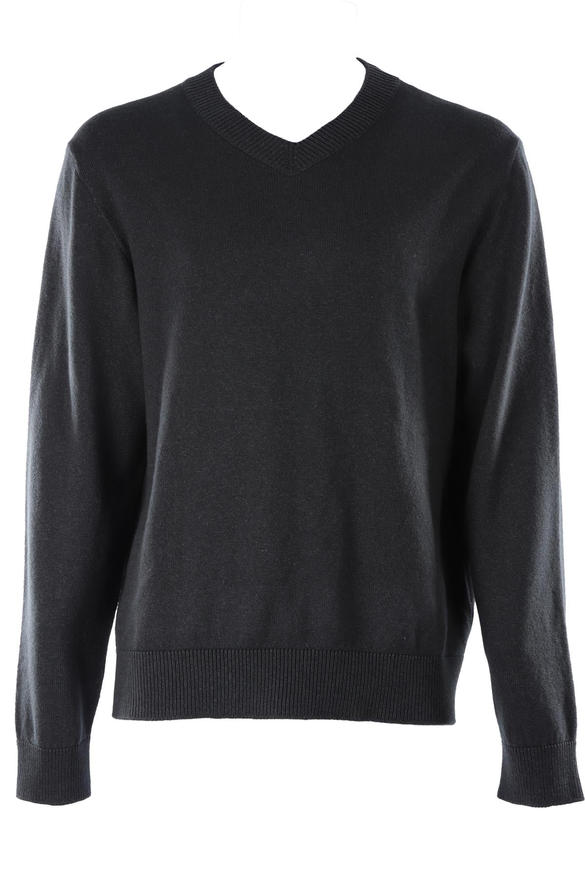 GREY MEN'S CASHMERE SWEATER