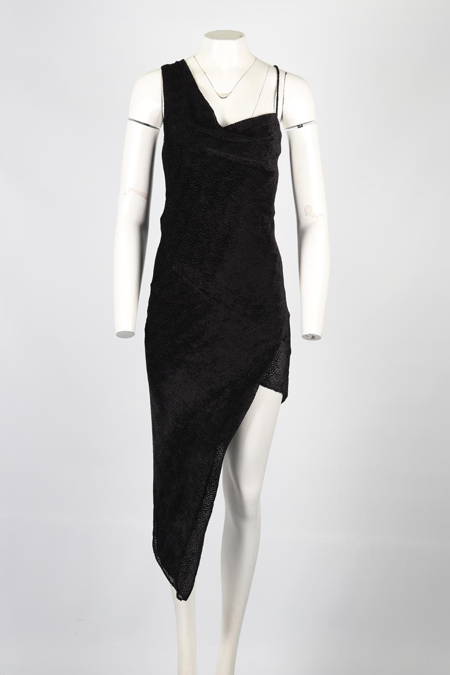 MICHELLE MASON SILK BLEND MINI DRESS US 0 UK 2