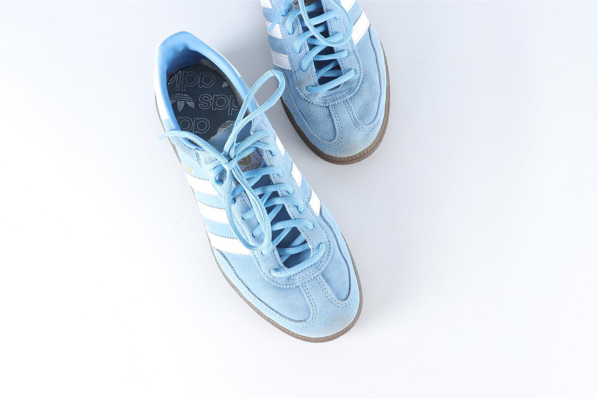 ADIDAS ORIGINALS BLUE HANDBALL SPEZIAL SUEDE SNEAKERS EU 39 UK 6 US 9