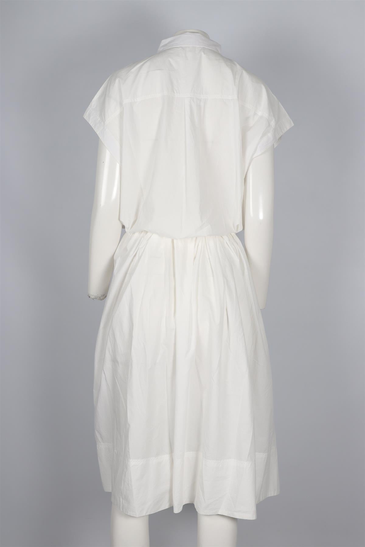 APIECE APART WHITE COTTON MAXI DRESS MEDIUM