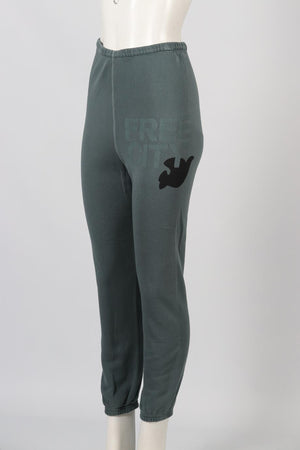 FREE CITY COTTON TRACK PANTS SMALL