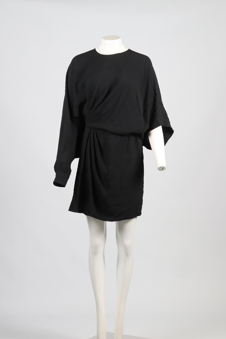 SAINT LAURENT CREPE MINI DRESS FR 40 UK 12