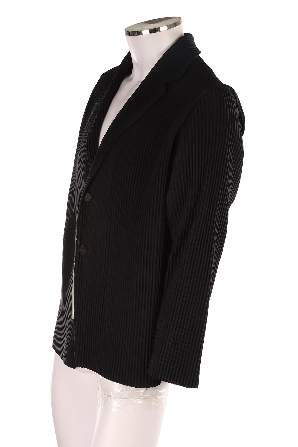HOMME PLISSÉ ISSEY MIYAKE NAVY MEN'S BLAZER 2 UK/US 36