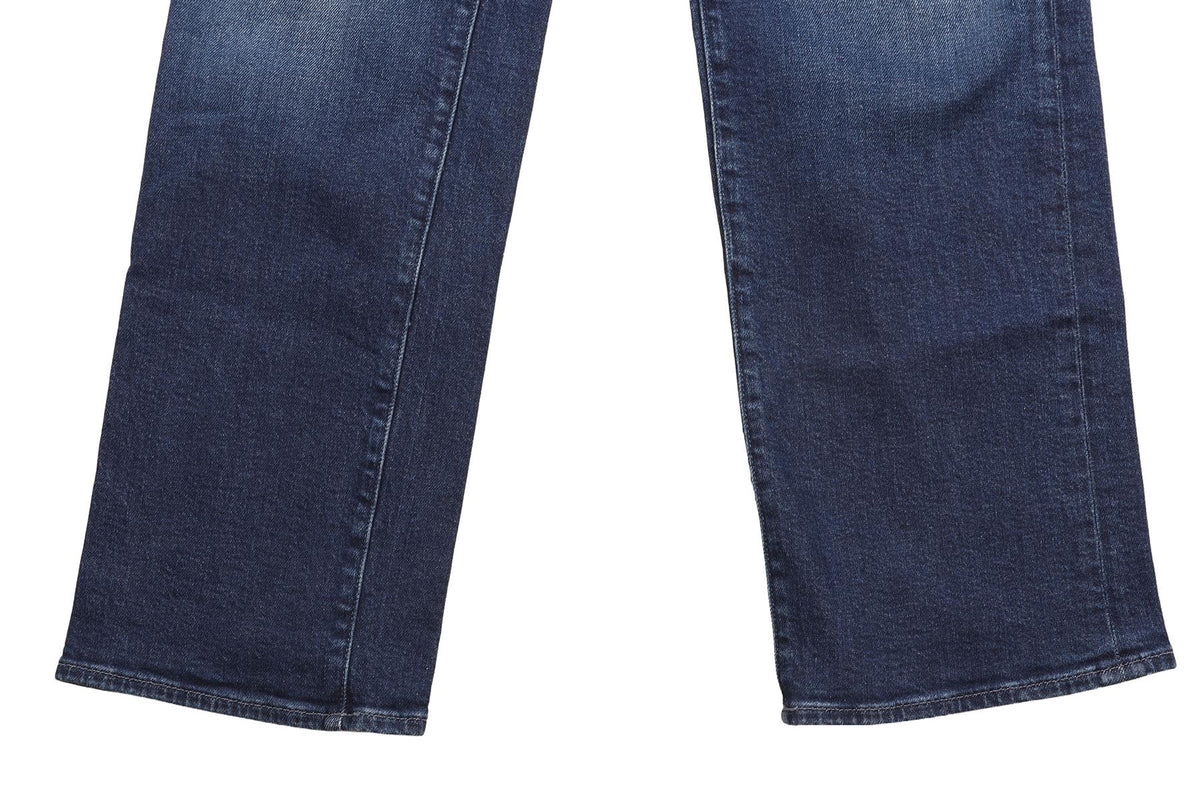 MOTHER BLUE HIGH RISE STRAIGHT LEG JEANS UK 6 W24