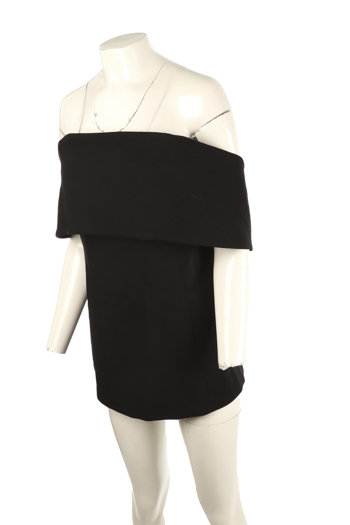 TOTEME BLACK CREPE TOP EU 38 UK 10