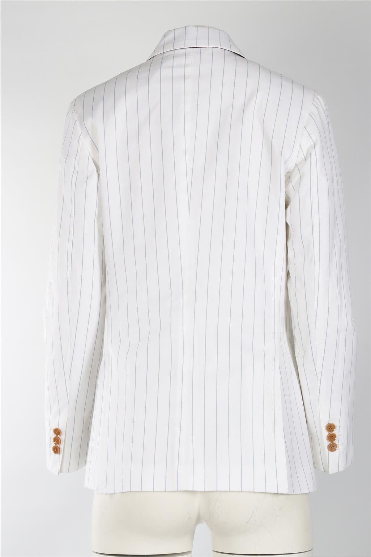 GIULIVA HERITAGE WHITE COTTON BLAZER IT 38 UK 6