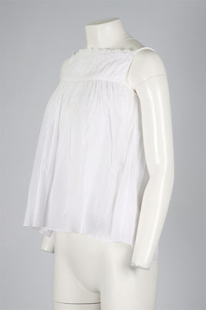 GIVENCHY WHITE COTTON TOP FR 36 UK 8