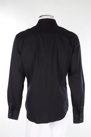 PRADA NAVY MEN'S COTTON SHIRT IT 41