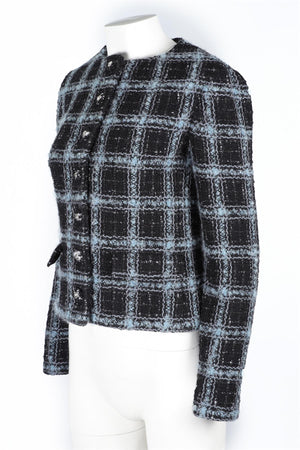 CHANEL BLACK 2024 WOOL JACKET FR 38 UK 10