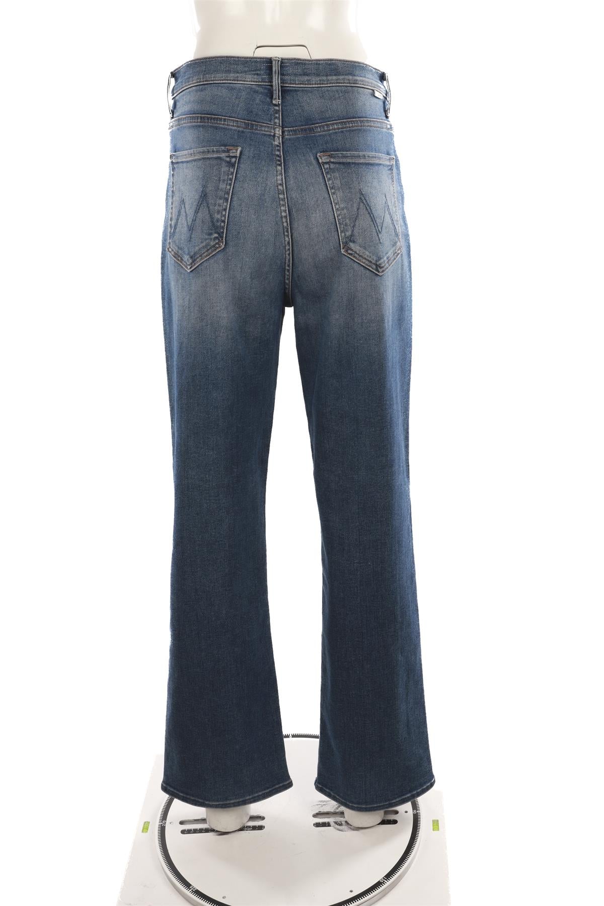 MOTHER BLUE HIGH RISE WIDE LEG JEANS W29