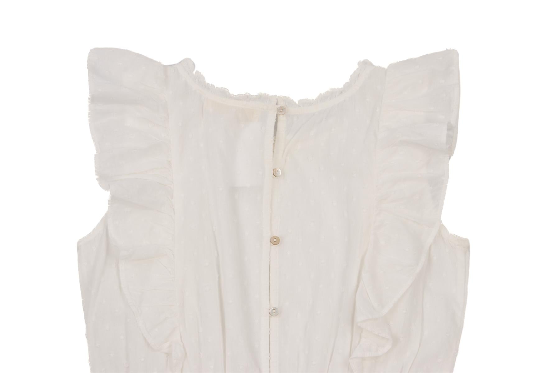 LOVESHACKFANCY WHITE KIDS GIRLS DRESS 12 YEARS