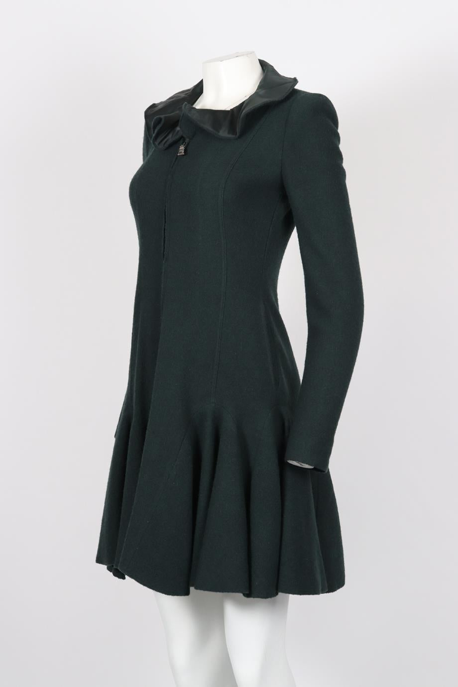 EMPORIO ARMANI WOOL MINI DRESS IT 40 UK 8