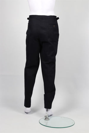 THOM SWEENEY NAVY MEN'S CORDUORY STRAIGHT LEG PANTS EU 54 UK/US WAIST 38