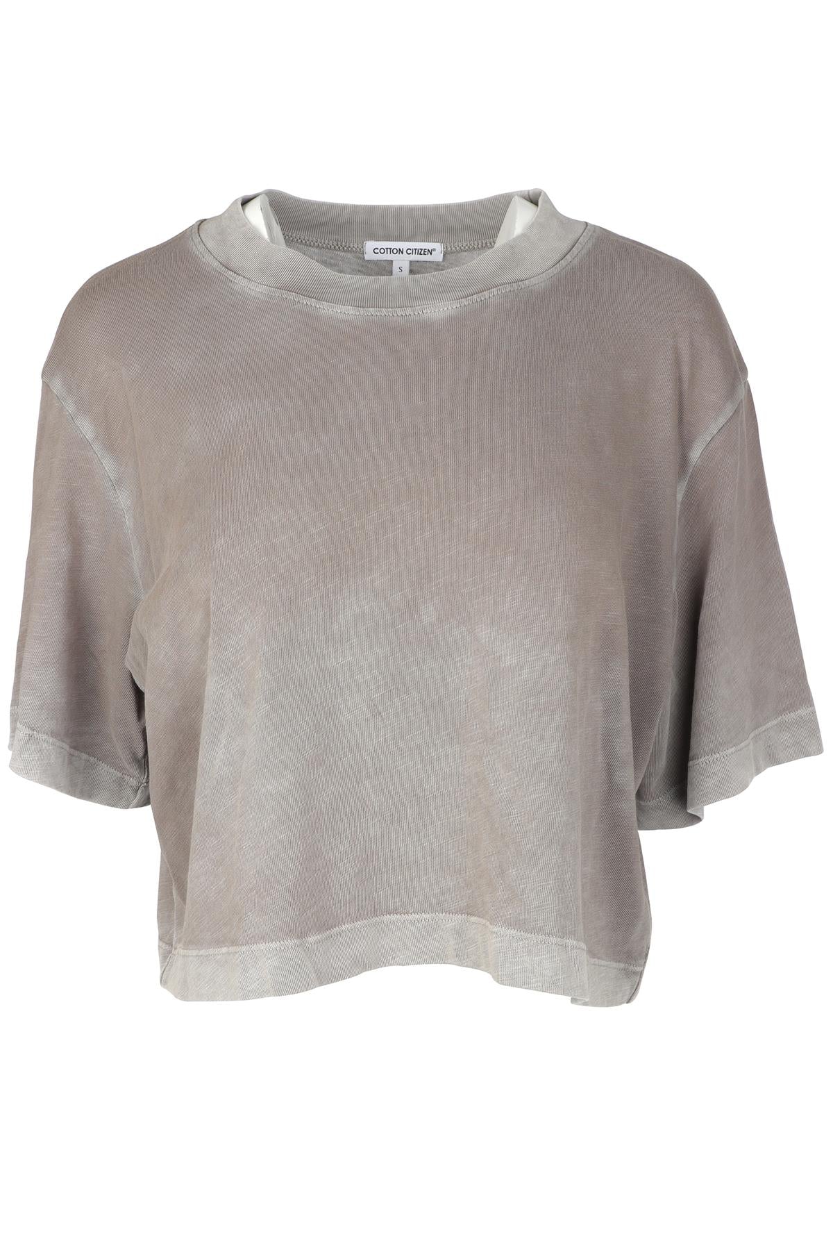 COTTON CITIZEN GREEN COTTON T-SHIRT SMALL
